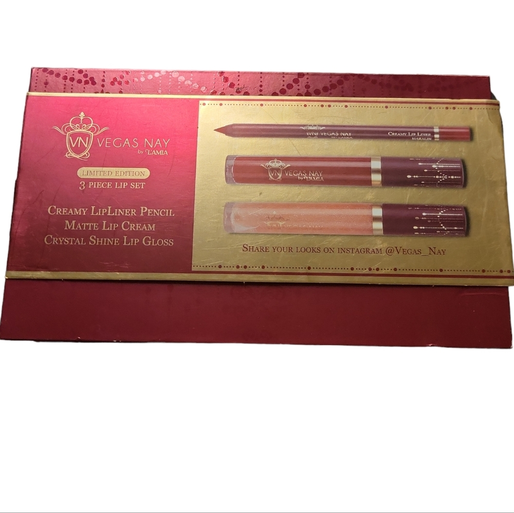 VEGAS NAY 3 PICES LIP SET